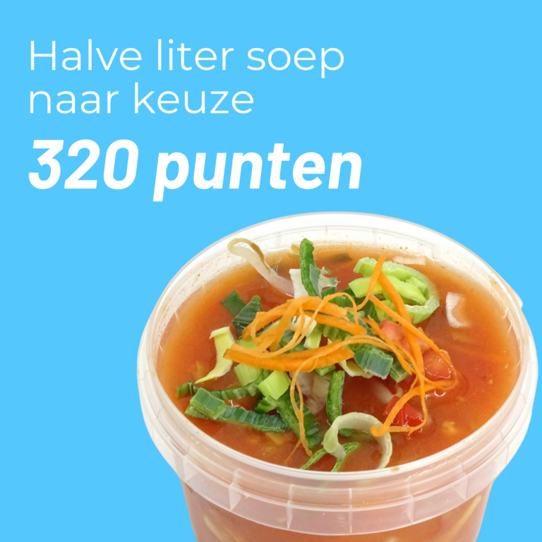Halve liter soep